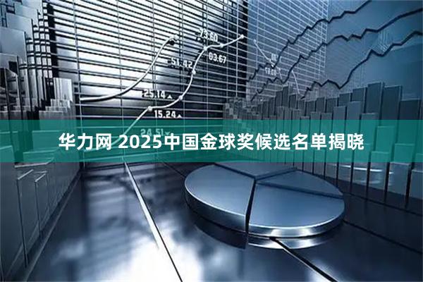 华力网 2025中国金球奖候选名单揭晓
